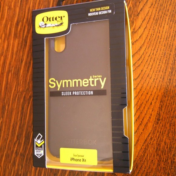 Phone Case Apple iPhone XR Otterbox Black Symmetry Series Sleek Protection Thin - Picture 11 of 16